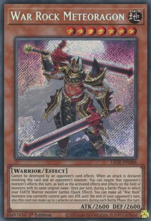 Image of War Rock Meteoragon [LIOV-EN088] Secret Rare