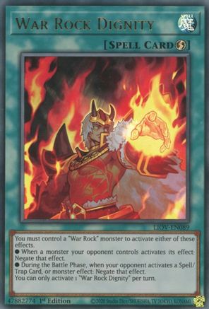 Image of War Rock Dignity [LIOV-EN089] Ultra Rare