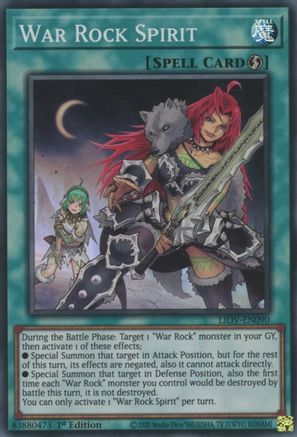 Image of War Rock Spirit [LIOV-EN090] Super Rare