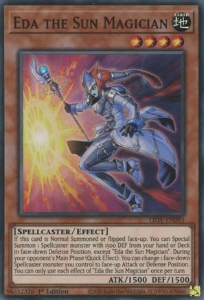Image of Eda the Sun Magician [LIOV-EN093] Super Rare