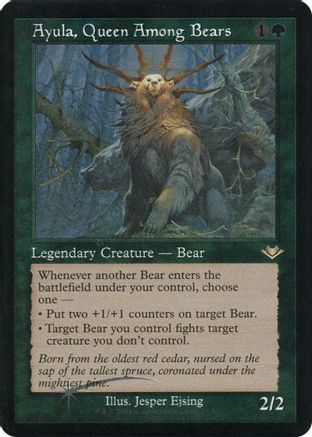 Image of Ayula, Queen Among Bears (Retro Foil Etched) [Modern Horizons]