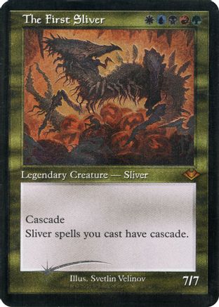 Image of The First Sliver (Retro Foil Etched) [Modern Horizons]