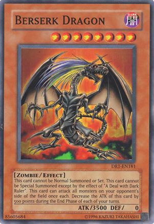 Image of Berserk Dragon [DR1-EN181] Super Rare