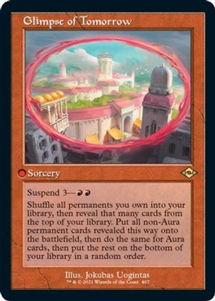 Image of Glimpse of Tomorrow (Retro Frame) (Foil Etched) (MH2-407) - Modern Horizons 2 Foil