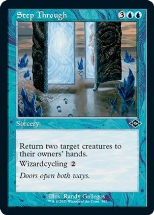 Image of Step Through (Retro Frame) (Foil Etched) (MH2-392) - Modern Horizons 2 Foil