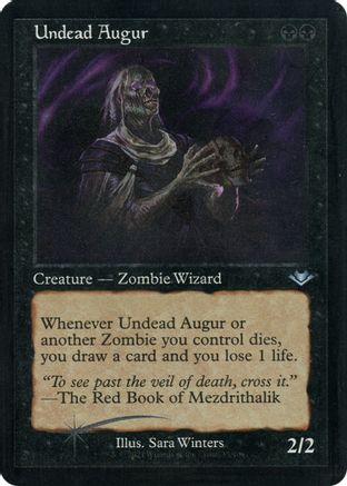Image of Undead Augur (Retro Foil Etched) [Modern Horizons]