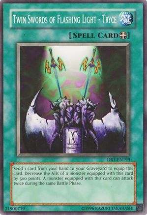 Image of Twin Swords of Flashing Light - Tryce [DR1-EN199] Common