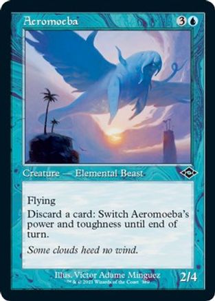 Image of Aeromoeba (Retro Frame) (Foil Etched) (MH2-389) - Modern Horizons 2 Foil