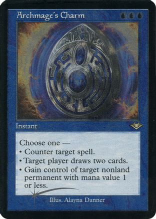 Image of Archmage's Charm (Retro Foil Etched) [Modern Horizons]