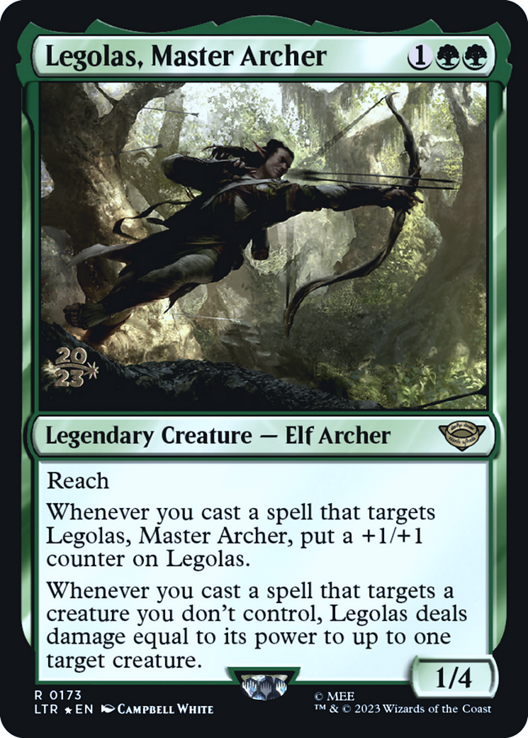 Image of Legolas, Master Archer [The Lord of the Rings: Tales of Middle-Earth Prerelease Promos]