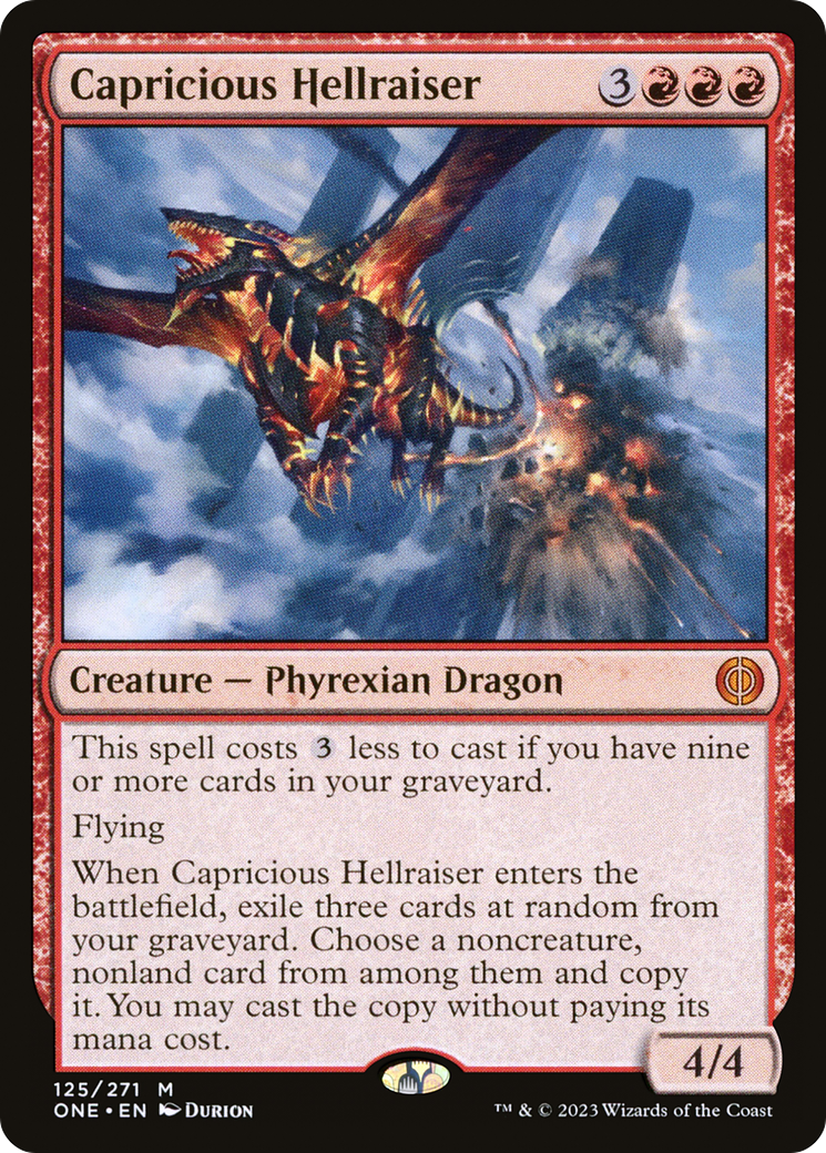 Image of Capricious Hellraiser [Phyrexia: All Will Be One]
