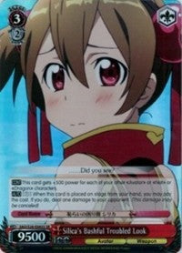 Image of Silica's Bashful Troubled Look (SAO/S26-E045S SR) [Sword Art Online Vol.2]