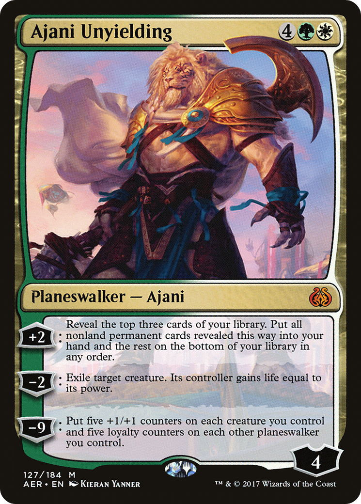 Image of Ajani Unyielding [Aether Revolt]