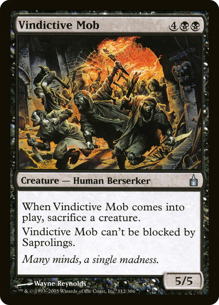 Image of Vindictive Mob [Ravnica: City of Guilds]