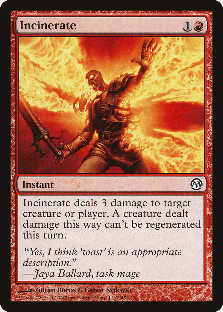 Image of Incinerate [Duels of the Planeswalkers]