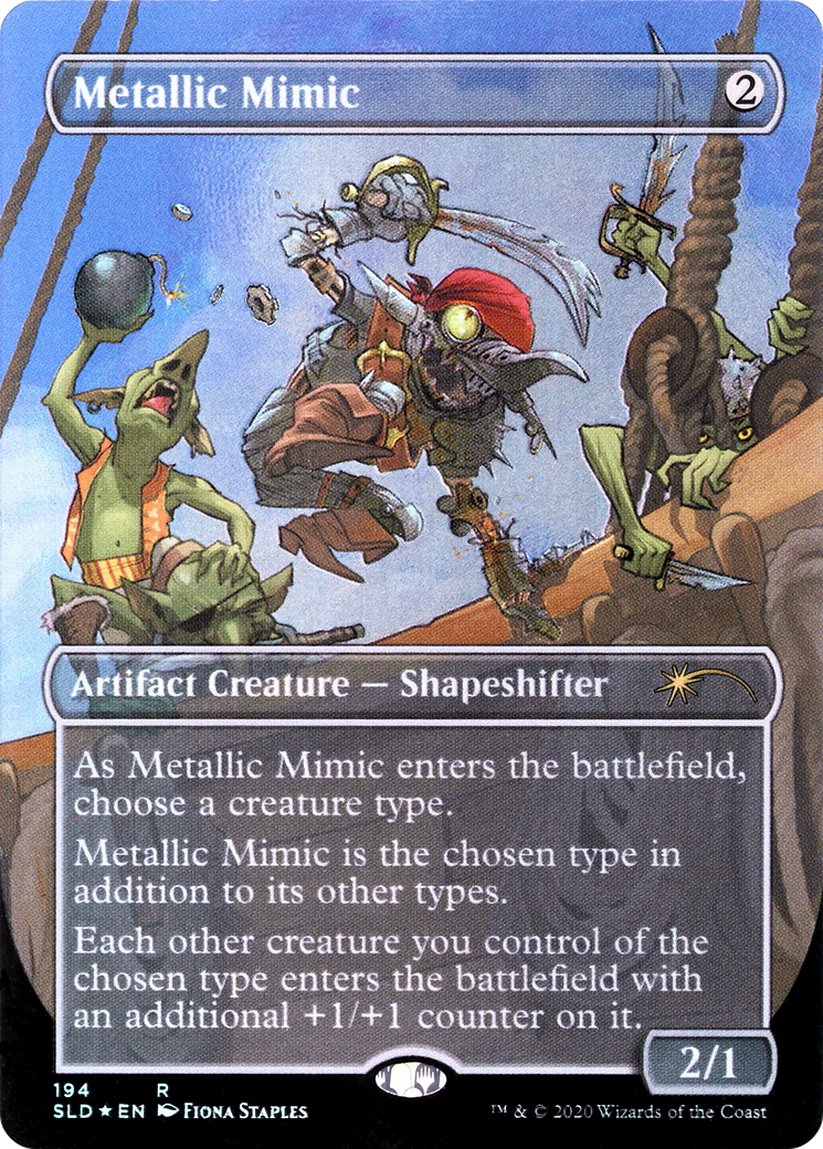 Image of Metallic Mimic (Borderless) [Secret Lair Drop Series]