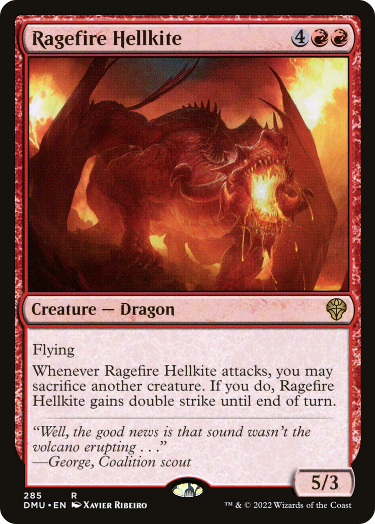 Image of Ragefire Hellkite [Dominaria United]