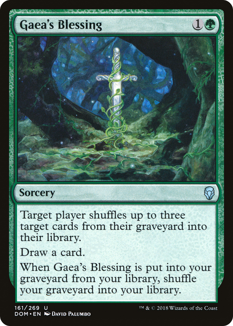 Image of Gaea's Blessing [Dominaria]