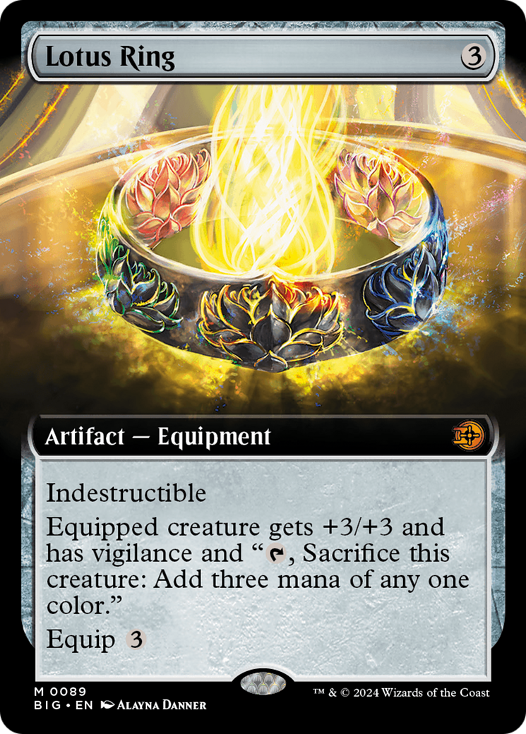 Image of Lotus Ring (Extended Art) [Outlaws of Thunder Junction: The Big Score]