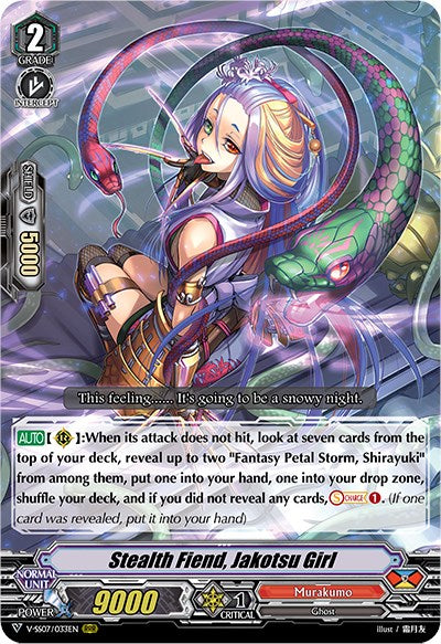 Image of Stealth Fiend, Jakotsu Girl (V-SS07/033EN) [Clan Selection Plus Vol.1]