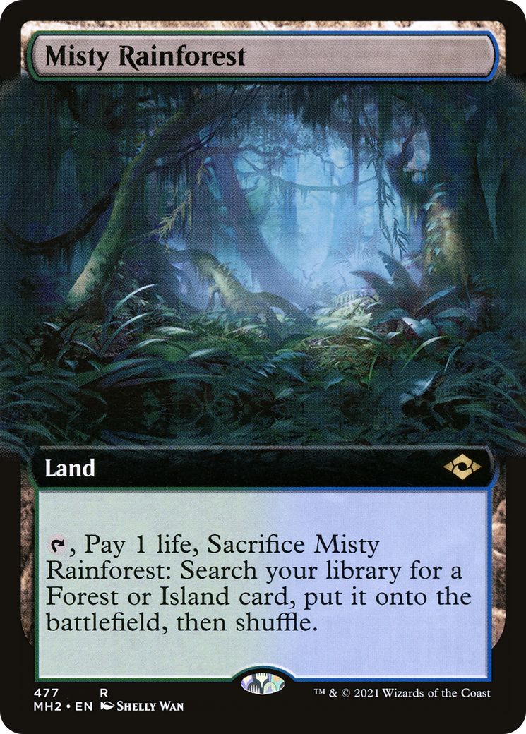 Image of Misty Rainforest (Extended Art) [Modern Horizons 2]
