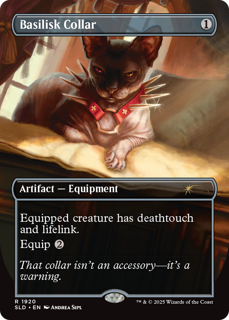 Image of Basilisk Collar (SLD-1920) - Secret Lair Drop (Borderless) Foil