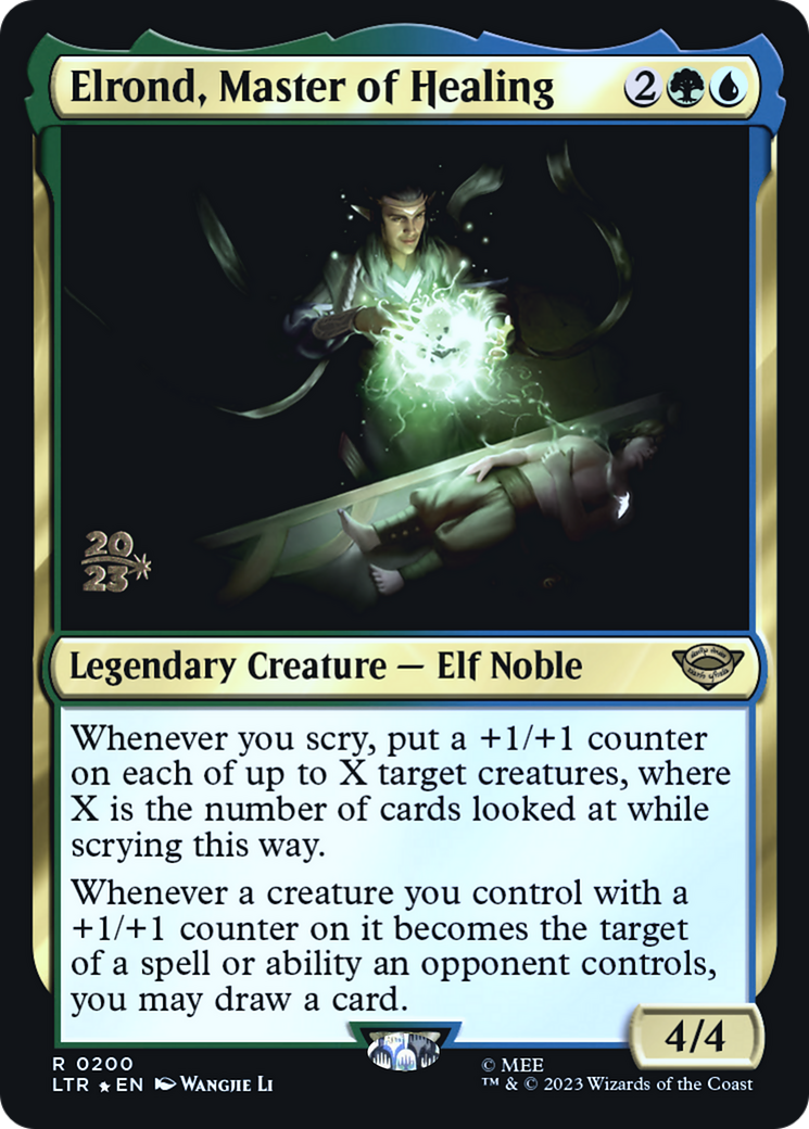 Image of Elrond, Master of Healing [The Lord of the Rings: Tales of Middle-Earth Prerelease Promos]