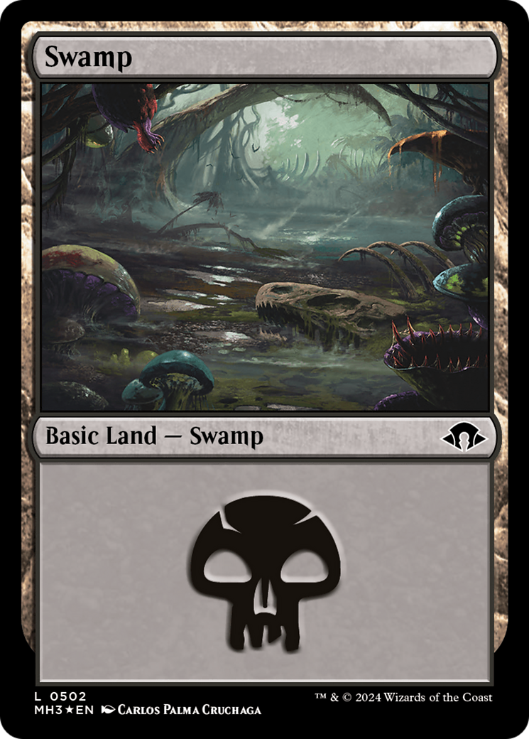 Image of Swamp (0502) (Ripple Foil) [Modern Horizons 3]