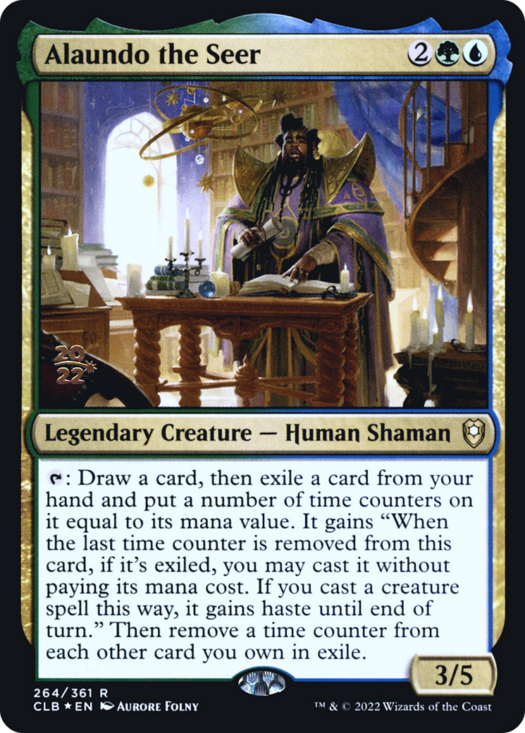 Image of Alaundo the Seer [Commander Legends: Battle for Baldur's Gate Prerelease Promos]