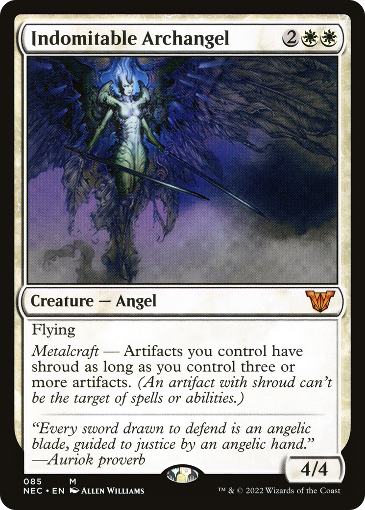 Image of Indomitable Archangel [Kamigawa: Neon Dynasty Commander]