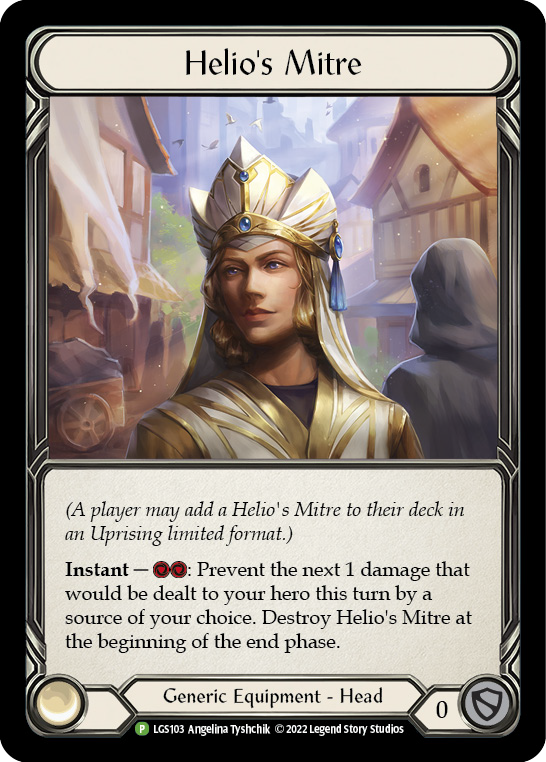 Image of Helio's Mitre [LGS103] (Promo)  Rainbow Foil