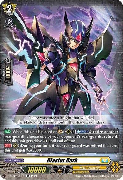 Image of Blaster Dark (D-BT02/046EN) [A Brush with the Legends]