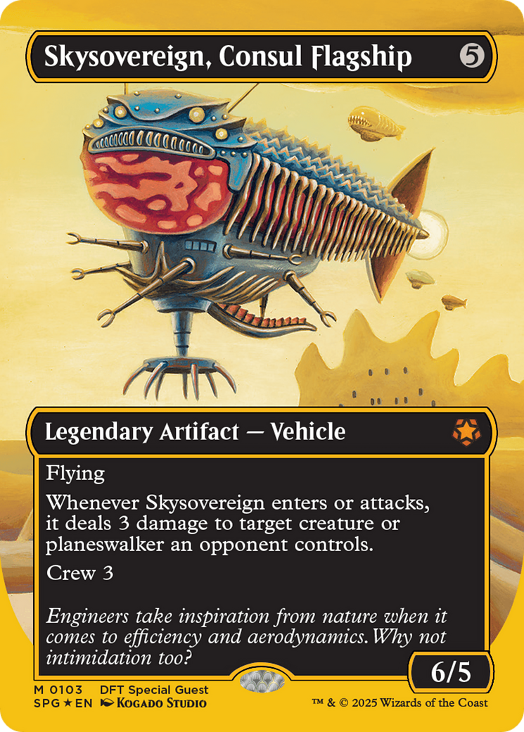 Image of Skysovereign, Consul Flagship (First-Place Foil) [Aetherdrift Special Guests]