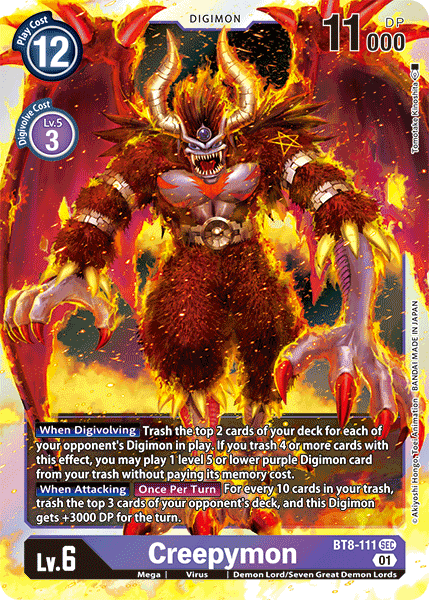 Image of Creepymon [BT8-111] [New Awakening]