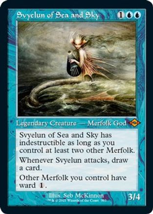 Image of Svyelun of Sea and Sky (Retro Frame) (Foil Etched) (MH2-393) - Modern Horizons 2 Foil