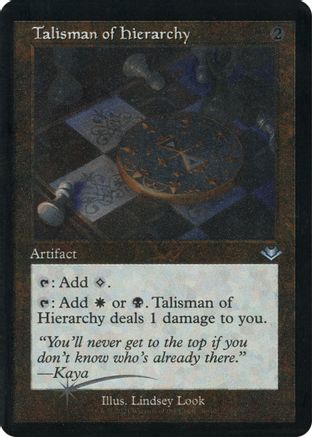 Image of Talisman of Hierarchy (Retro Foil Etched) [Modern Horizons]