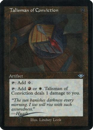 Image of Talisman of Conviction (Retro Foil Etched) [Modern Horizons]