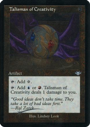 Image of Talisman of Creativity (Retro Foil Etched) [Modern Horizons]