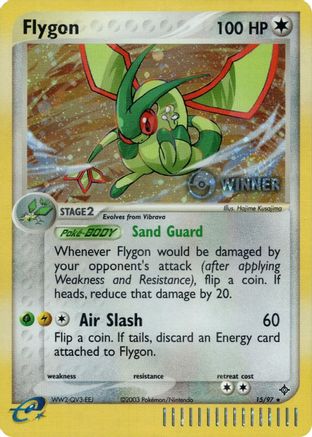 Image of Flygon (15/97) (Winner) [League & Championship Cards]