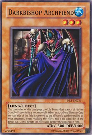Image of Darkbishop Archfiend [DR1-EN231] Common