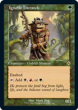 Image of Ignoble Hierarch (Retro Frame) (Foil Etched) (MH2-414) - Modern Horizons 2 Foil