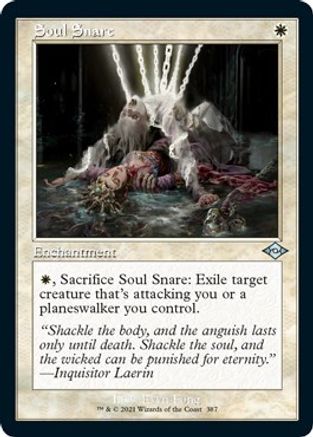 Image of Soul Snare (Retro Frame) (Foil Etched) (MH2-387) - Modern Horizons 2 Foil