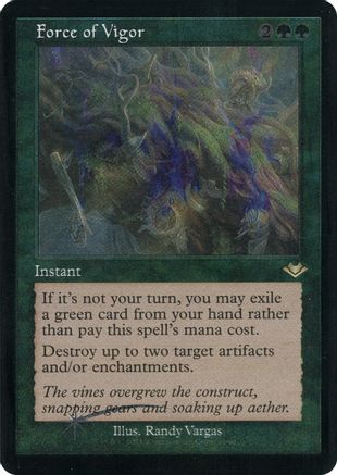 Image of Force of Vigor (Retro Foil Etched) [Modern Horizons]