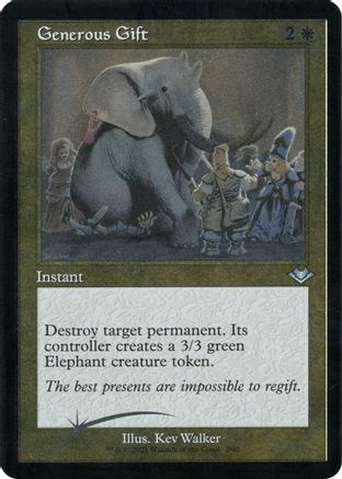 Image of Generous Gift (Retro Foil Etched) [Modern Horizons]