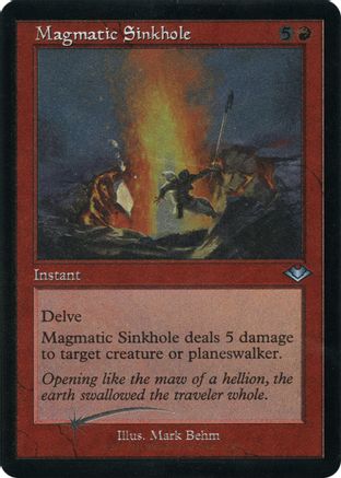 Image of Magmatic Sinkhole (Retro Foil Etched) [Modern Horizons]