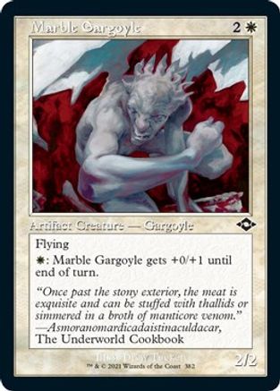 Image of Marble Gargoyle (Retro Frame) (Foil Etched) (MH2-382) - Modern Horizons 2 Foil