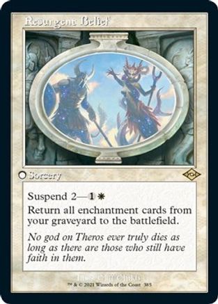 Image of Resurgent Belief (Retro Frame) (Foil Etched) (MH2-385) - Modern Horizons 2 Foil