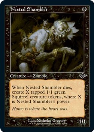 Image of Nested Shambler (Retro Frame) (Foil Etched) (MH2-399) - Modern Horizons 2 Foil