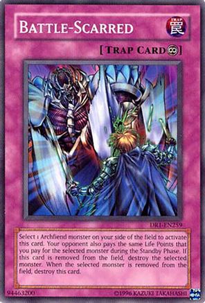 Image of Battle-Scarred [DR1-EN259] Common