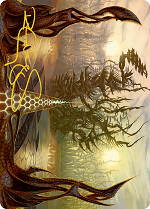 Image of Thornglint Bridge Art Card (Gold-Stamped Signature) [Modern Horizons 2 Art Series]